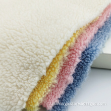 Plain Coral Fleece Offset 100% Polyester Velvet Fabric